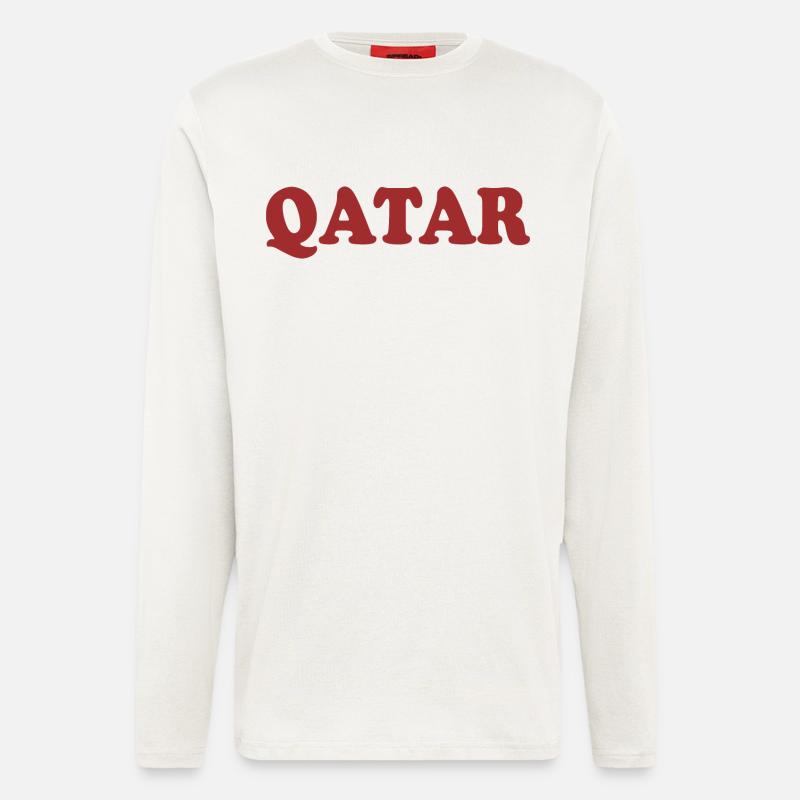 Qatar - Langarmshirt - made by SPREAD  - OFF WHITE