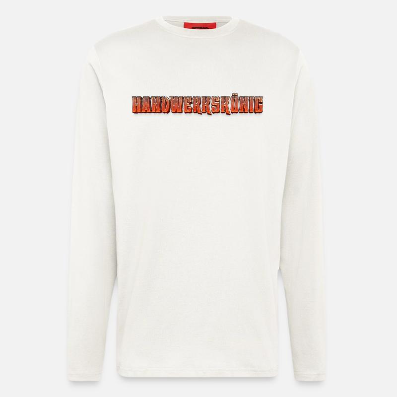 Handwerkskönig  - Langarmshirt - made by SPREAD  - OFF WHITE