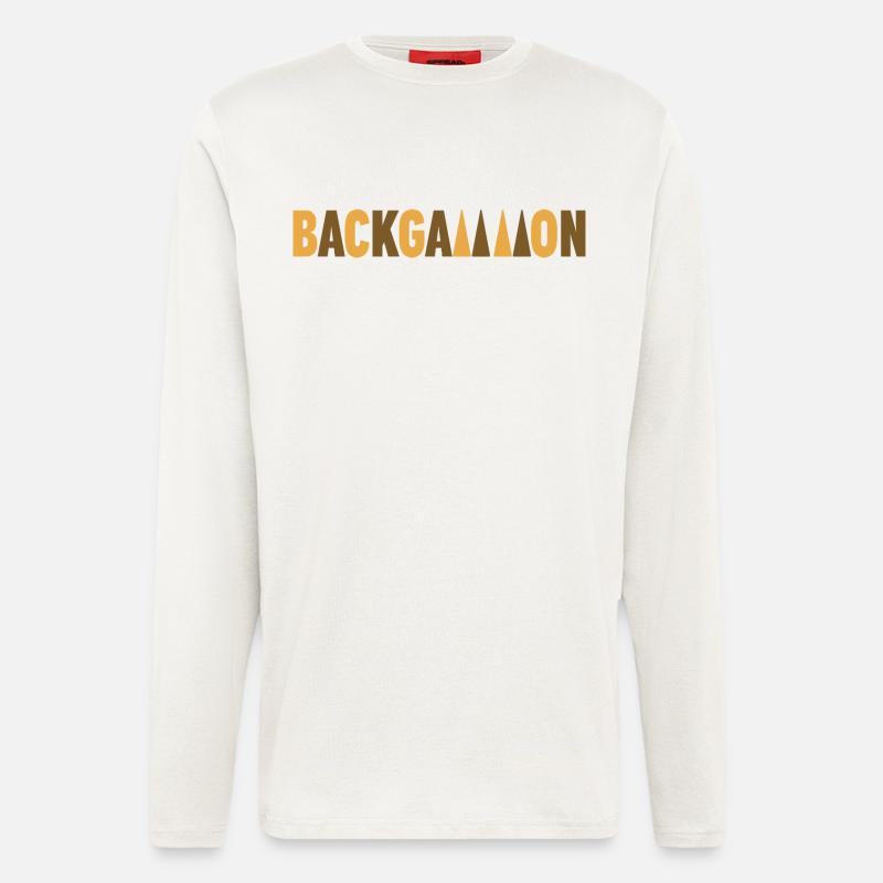 Backgammon - Langarmshirt - made by SPREAD - OFF WHITE