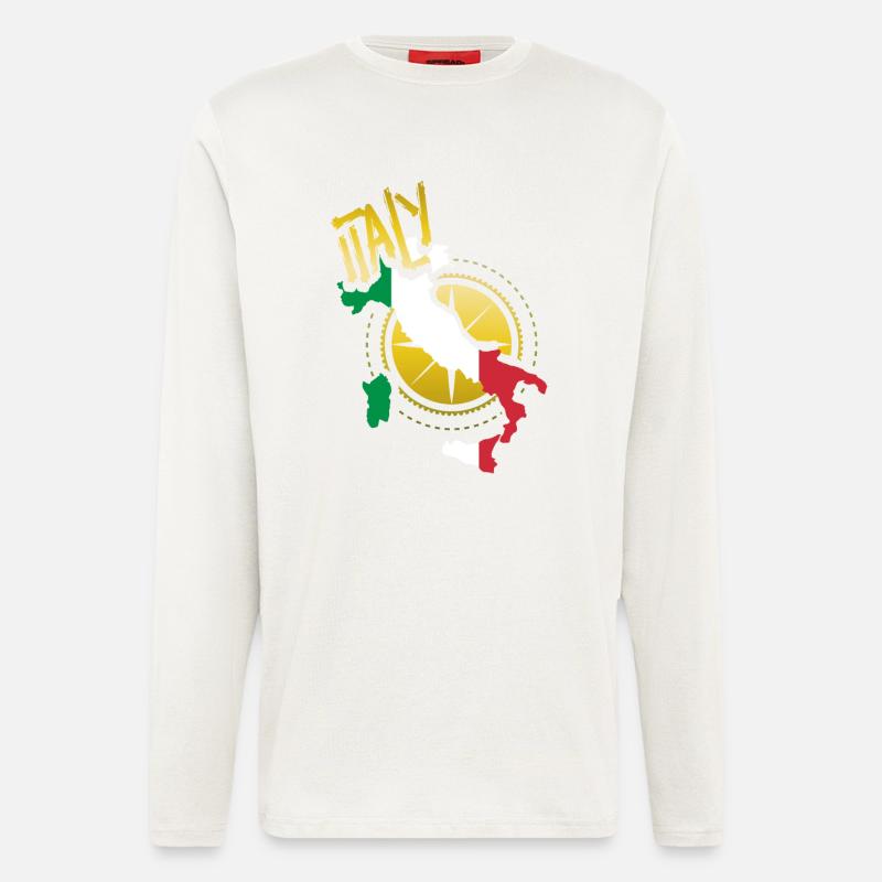 Italien - Langarmshirt - made by SPREAD  - OFF WHITE