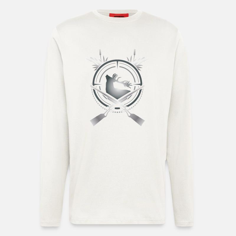 Deer hunter - Longsleeve - made by SPREAD  - OFF WHITE