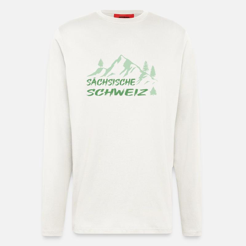 Sächsische Schweiz - Langarmshirt - made by SPREAD  - OFF WHITE
