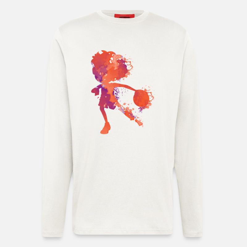 Handball Splash - Langarmshirt - made by SPREAD  - OFF WHITE
