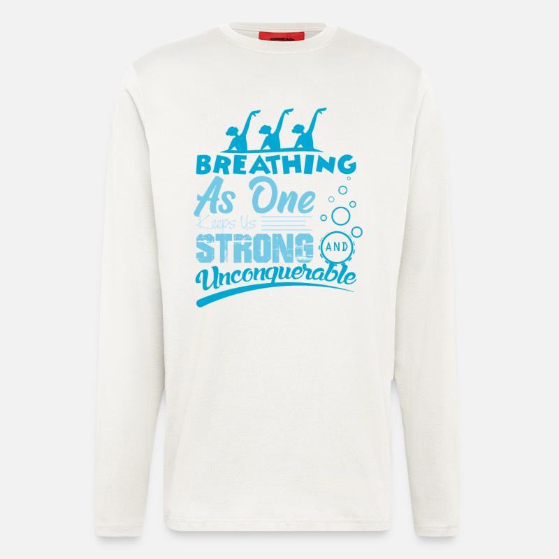 Synchronschwimmen - Langarmshirt - made by SPREAD  - OFF WHITE