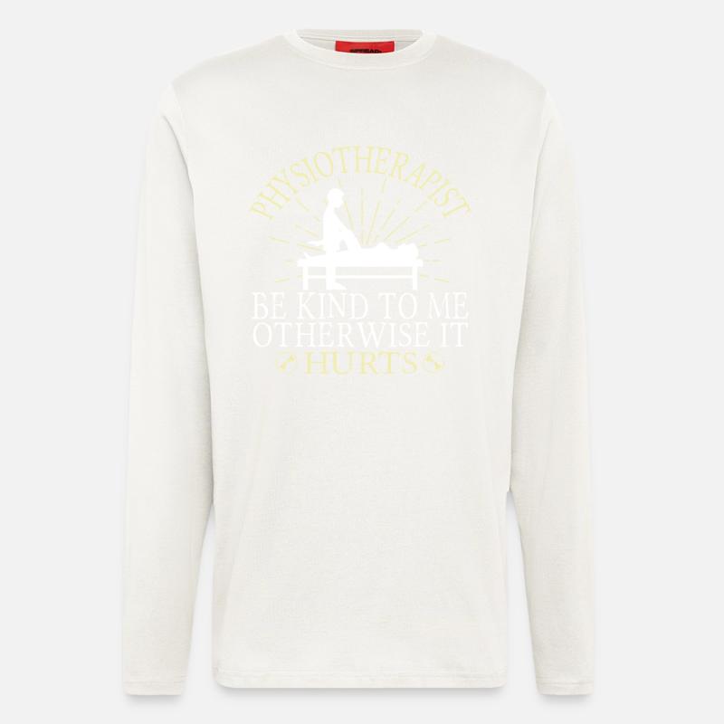 Physiotherapeut - Langarmshirt - made by SPREAD - OFF WHITE