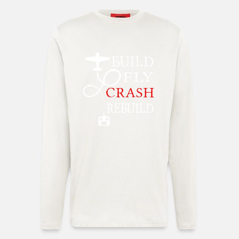 Modellflieger - Langarmshirt - made by SPREAD  - OFF WHITE