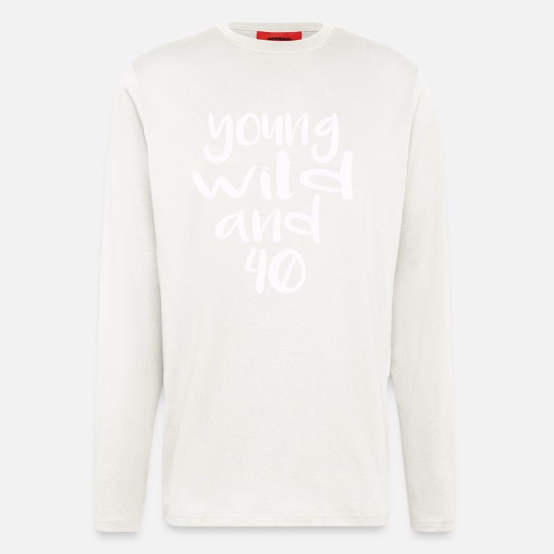 wild and 40 - Longsleeve - made by SPREAD - OFF WHITE