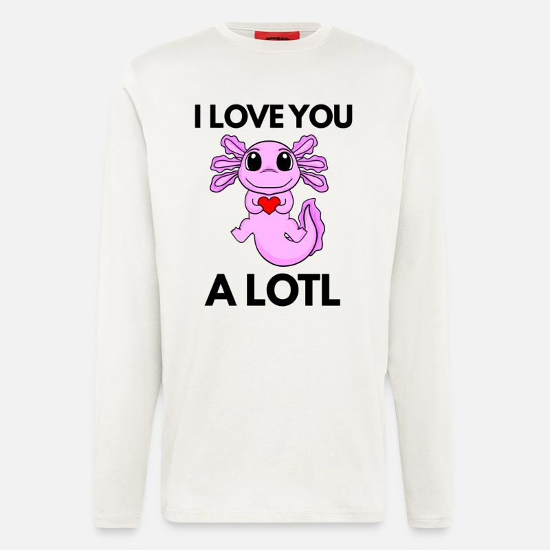 Axolotl - Langarmshirt - made by SPREAD  - OFF WHITE