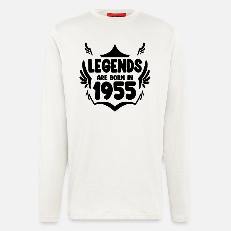 1955 - Born 1955 - Longsleeve - made by SPREAD  - OFF WHITE