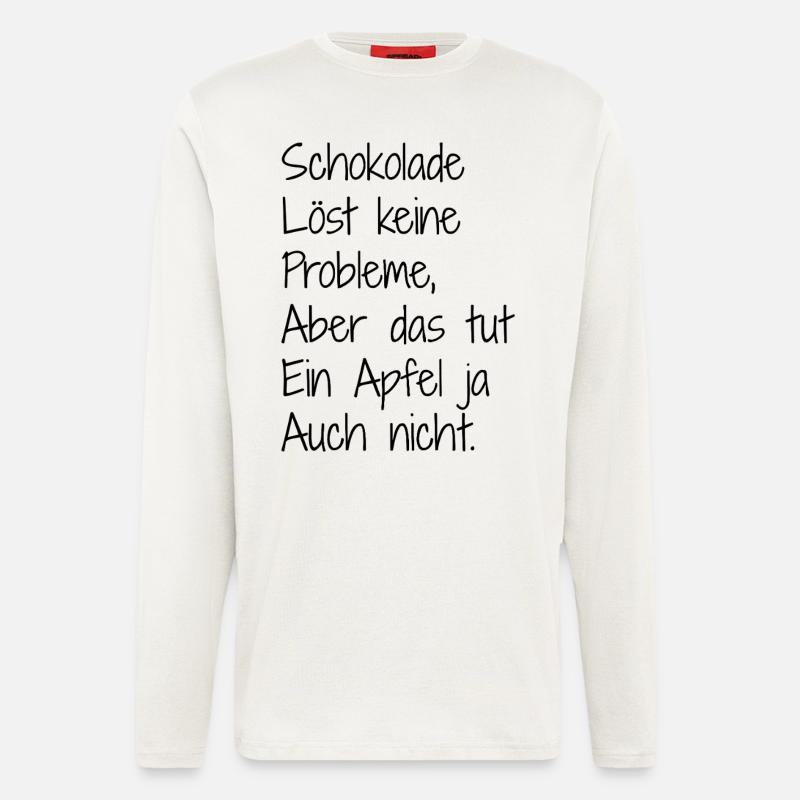 Chocolate and. Apple - Longsleeve - made by SPREAD  - OFF WHITE