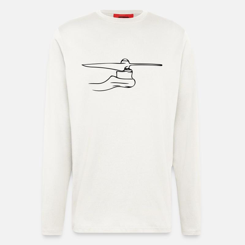 Drone rotor - Longsleeve - made by SPREAD  - OFF WHITE