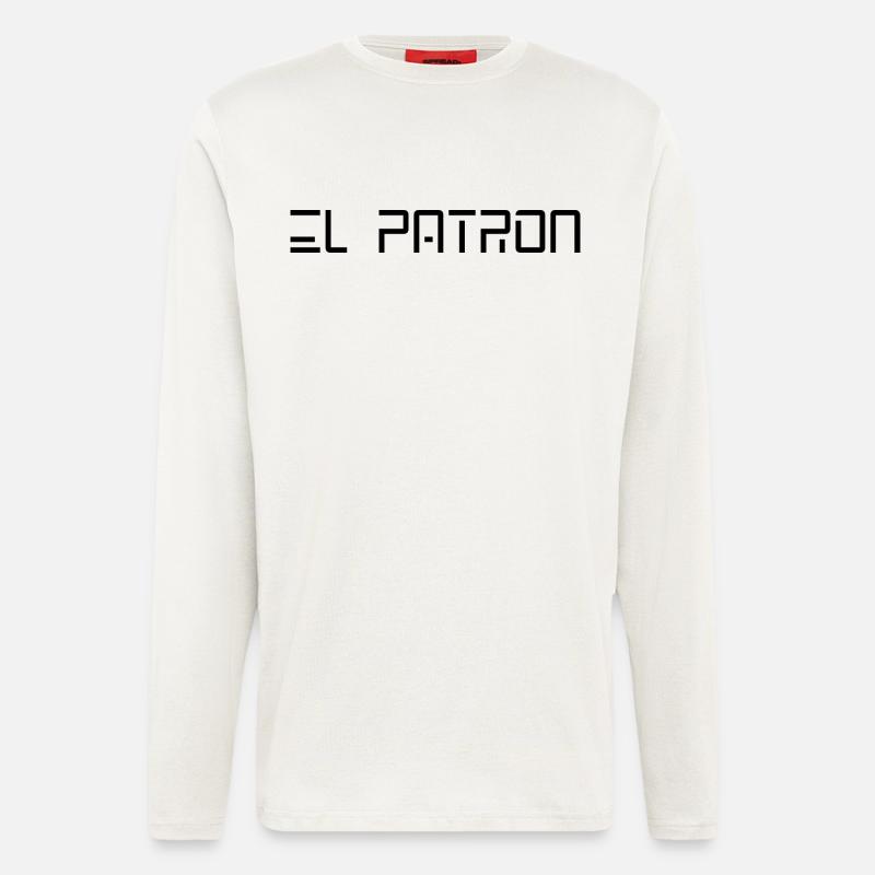 El Patron – Der Chef Look - Langarmshirt - made by SPREAD  - OFF WHITE