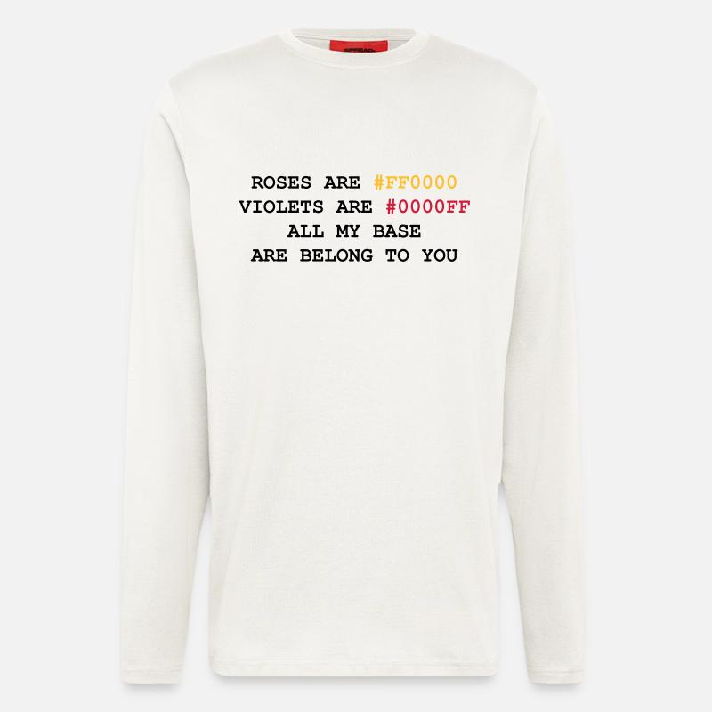 NERD HUMOR: Liebesbrief - Langarmshirt - made by SPREAD - OFF WHITE