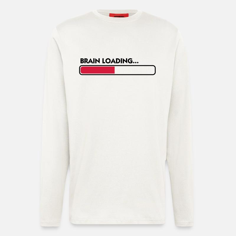 Brain loading - Longsleeve - made by SPREAD  - OFF WHITE