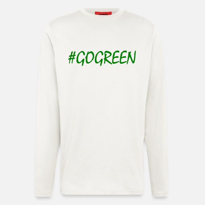 Go green - Langarmshirt - made by SPREAD  - OFF WHITE
