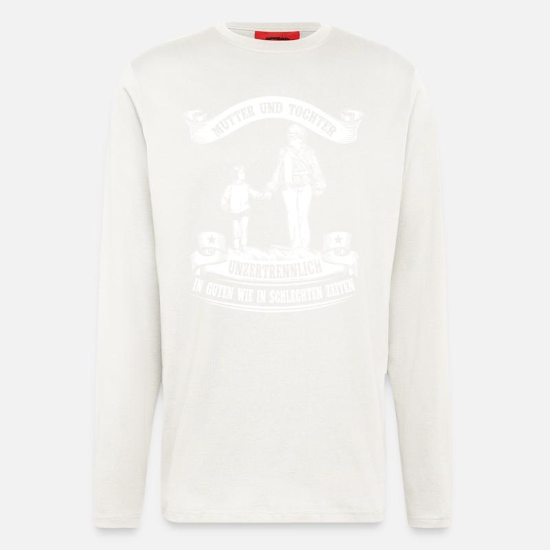 Mutter und Tochter - Unzertrennlich - Langarmshirt - made by SPREAD  - OFF WHITE
