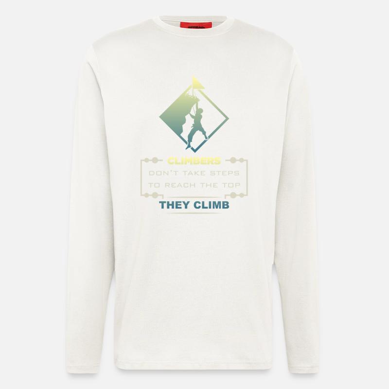 Bouldern - Langarmshirt - made by SPREAD  - OFF WHITE