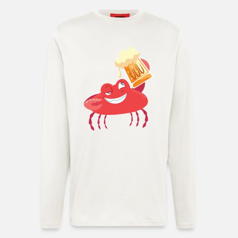 Krabbe - Langarmshirt - made by SPREAD  - OFF WHITE