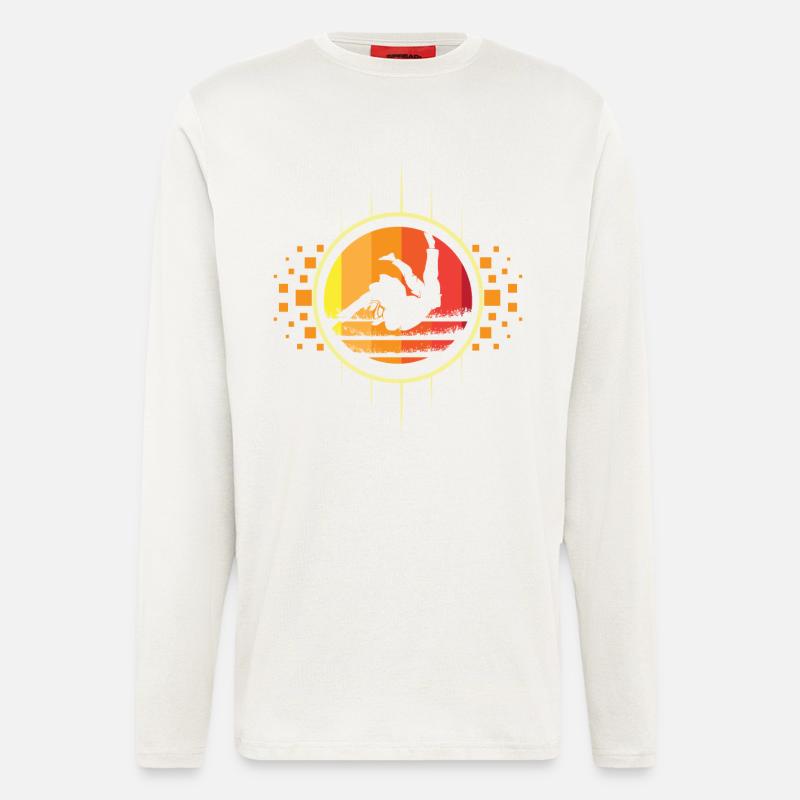 Judo Retro - Langarmshirt - made by SPREAD  - OFF WHITE