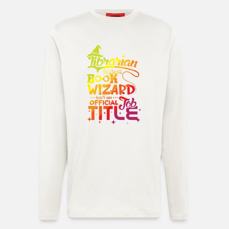 Bibliothekar - Langarmshirt - made by SPREAD  - OFF WHITE