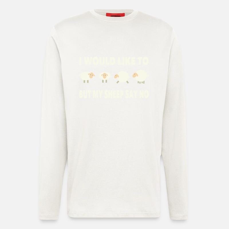 Sheep saying - Longsleeve - made by SPREAD  - OFF WHITE