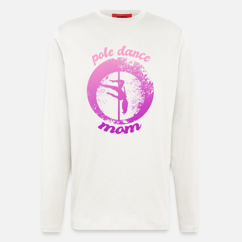 Pole dance mom - Langarmshirt - made by SPREAD  - OFF WHITE