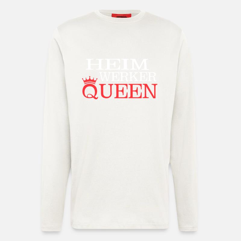 Heimwerker Queen - Langarmshirt - made by SPREAD  - OFF WHITE