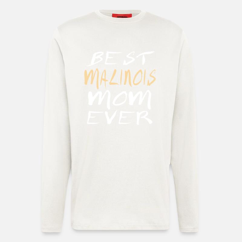 Malinois Hund - Langarmshirt - made by SPREAD  - OFF WHITE
