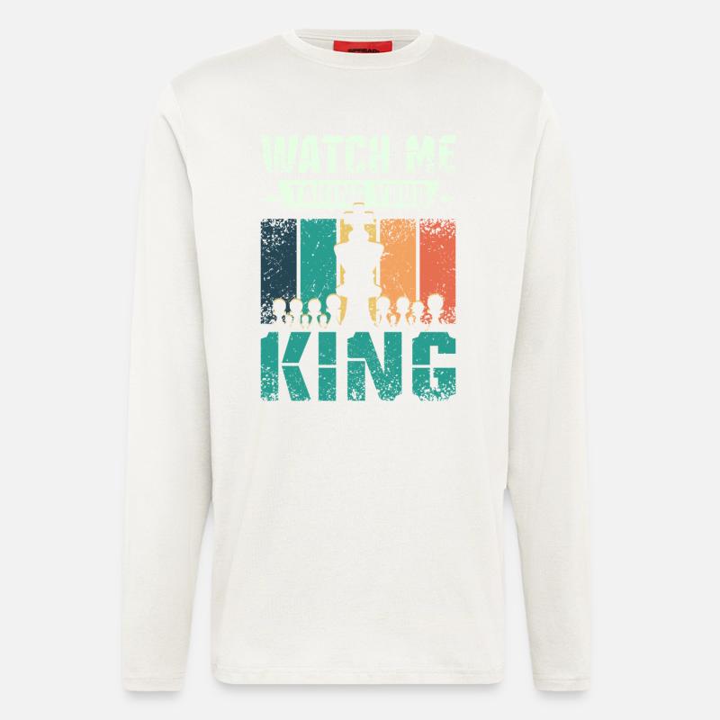 Taking your king chess - Longsleeve - made by SPREAD  - OFF WHITE