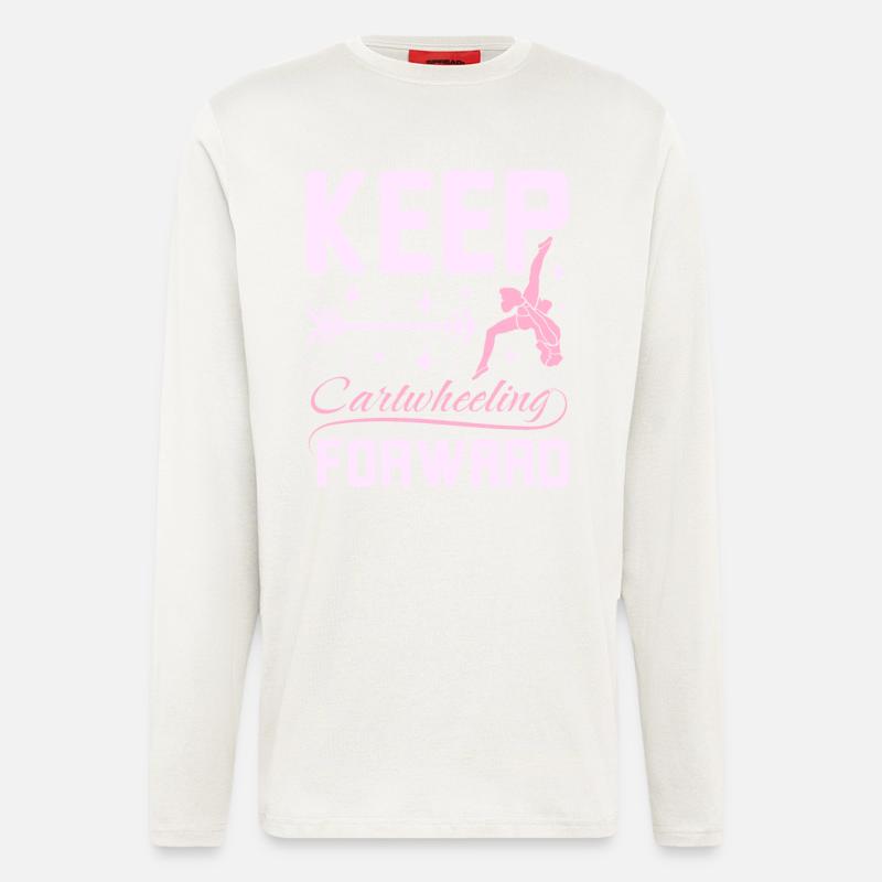 Keep catwheelig forward - Longsleeve - made by SPREAD  - OFF WHITE
