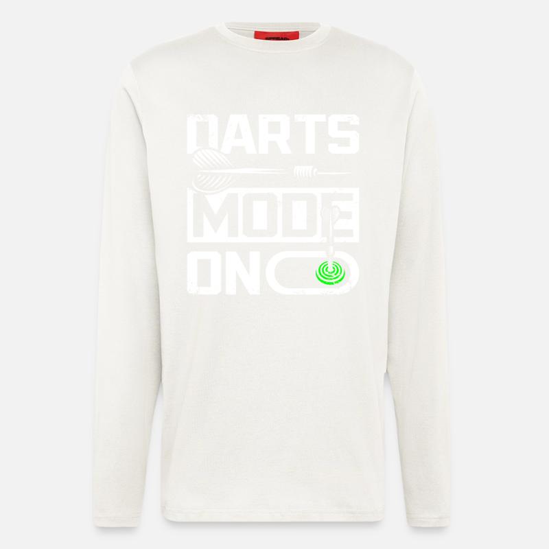 Darts mode on - Langarmshirt - made by SPREAD  - OFF WHITE