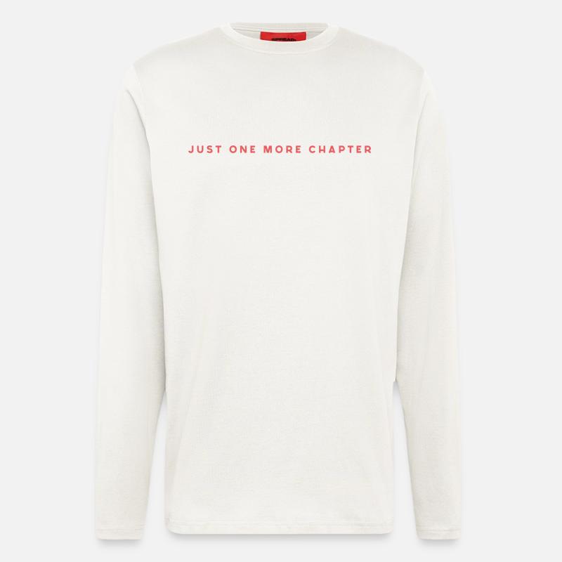 Just One More Chapter - Langarmshirt - made by SPREAD  - OFF WHITE