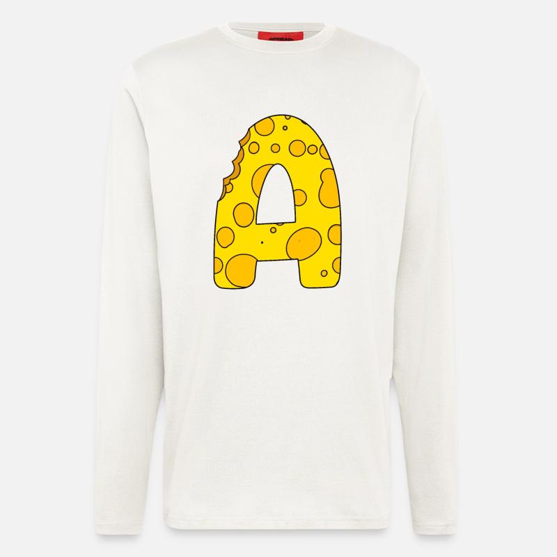 Buchstabe A - Langarmshirt - made by SPREAD  - OFF WHITE