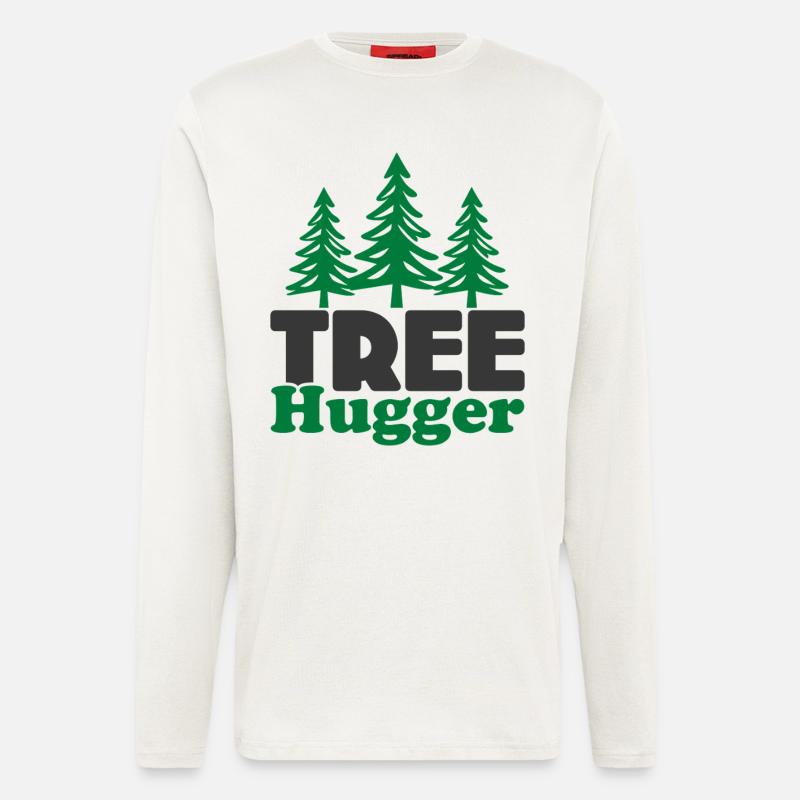 Baum-Umarmer - Langarmshirt - made by SPREAD  - OFF WHITE