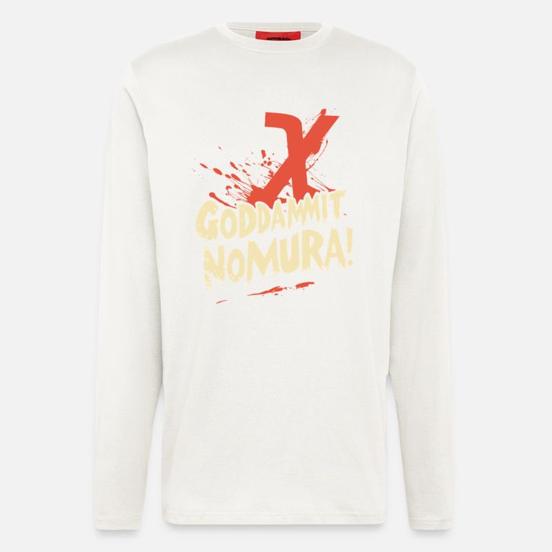 Goddammit Nomura – X Design - Langarmshirt - made by SPREAD  - OFF WHITE