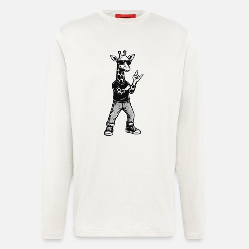 Cool Giraffe Style - Longsleeve - made by SPREAD  - OFF WHITE