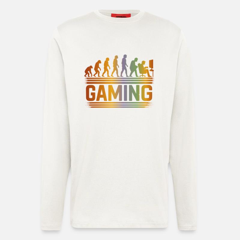 Evolution Gaming - Longsleeve - made by SPREAD  - OFF WHITE