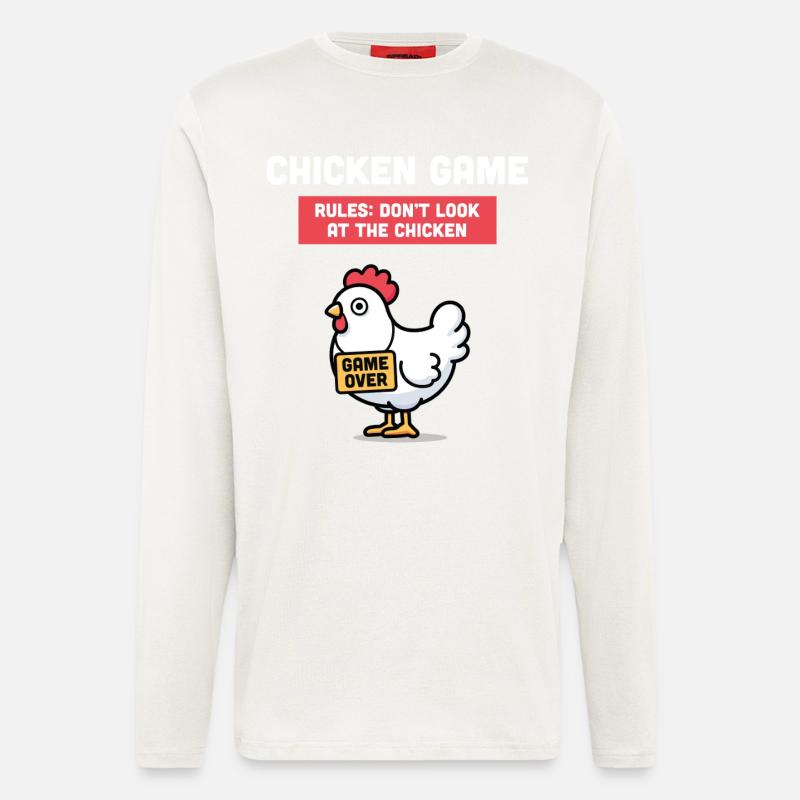 Chicken Game - Longsleeve - made by SPREAD - OFF WHITE