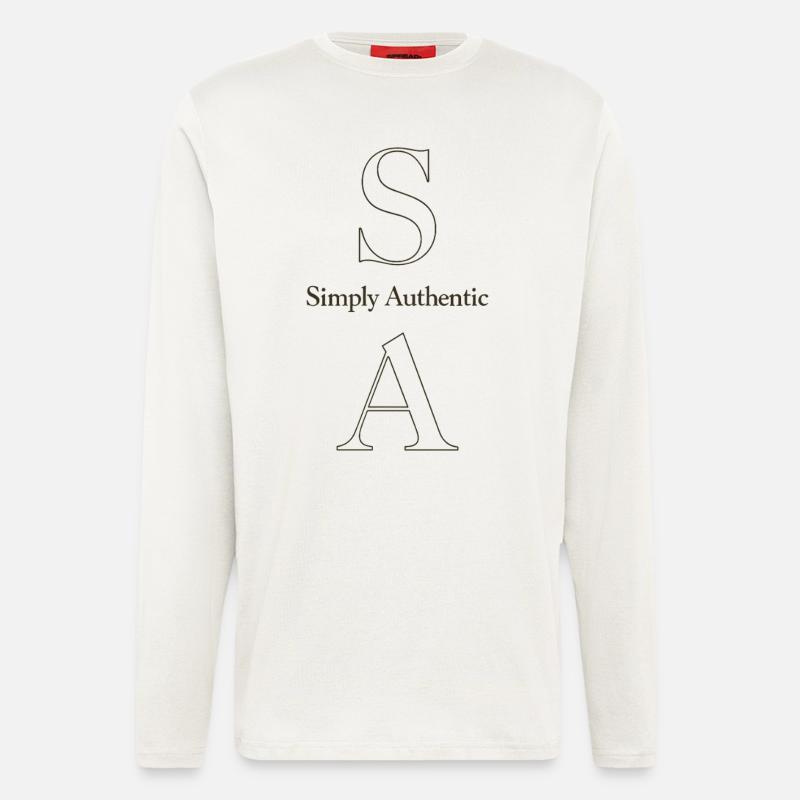 Simply Authentic Statement Saying - Longsleeve - made by SPREAD  - OFF WHITE