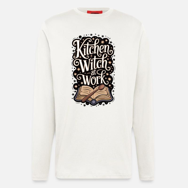 Kitchen witch at work - Longsleeve - made by SPREAD  - OFF WHITE