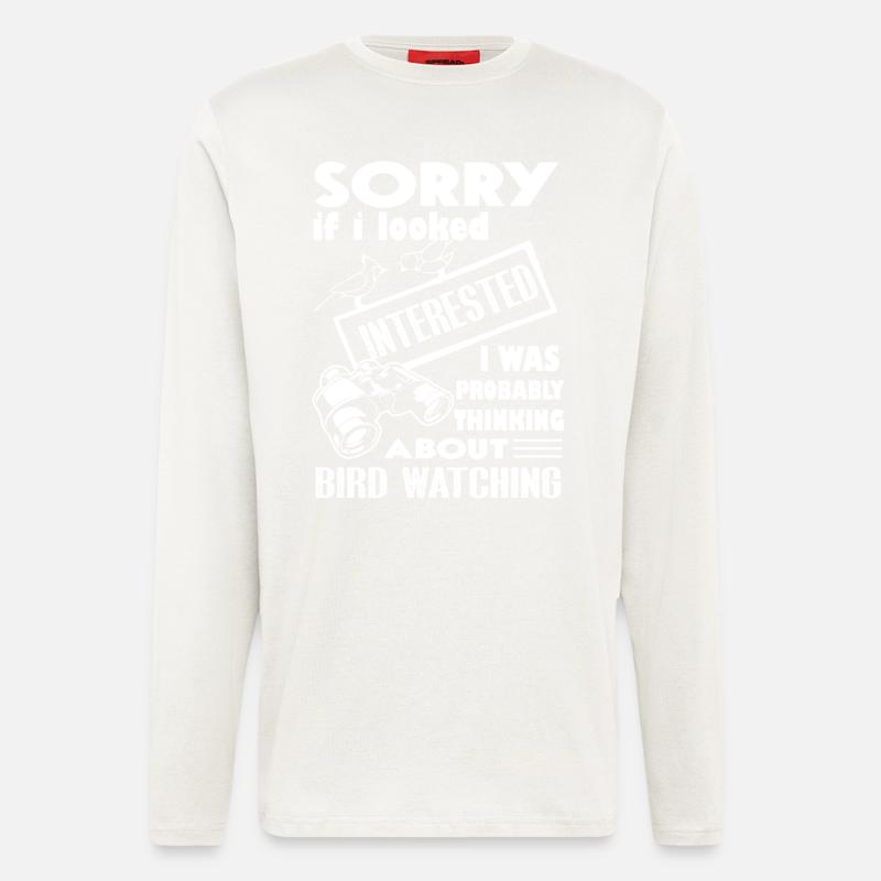 Thinking About Bird Watching - Longsleeve - made by SPREAD - OFF WHITE