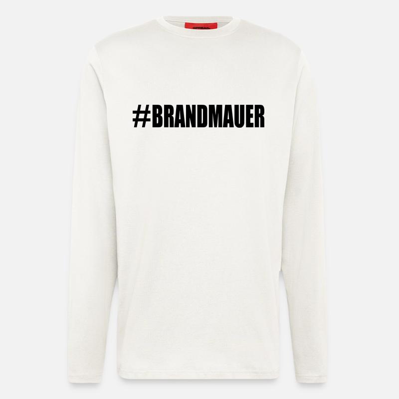 brandmauer - Langarmshirt - made by SPREAD  - OFF WHITE