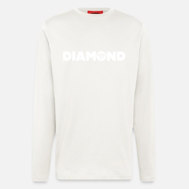 diamond - Langarmshirt - made by SPREAD  - OFF WHITE