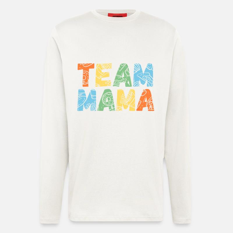 Mutter Team Mama - Langarmshirt - made by SPREAD  - OFF WHITE