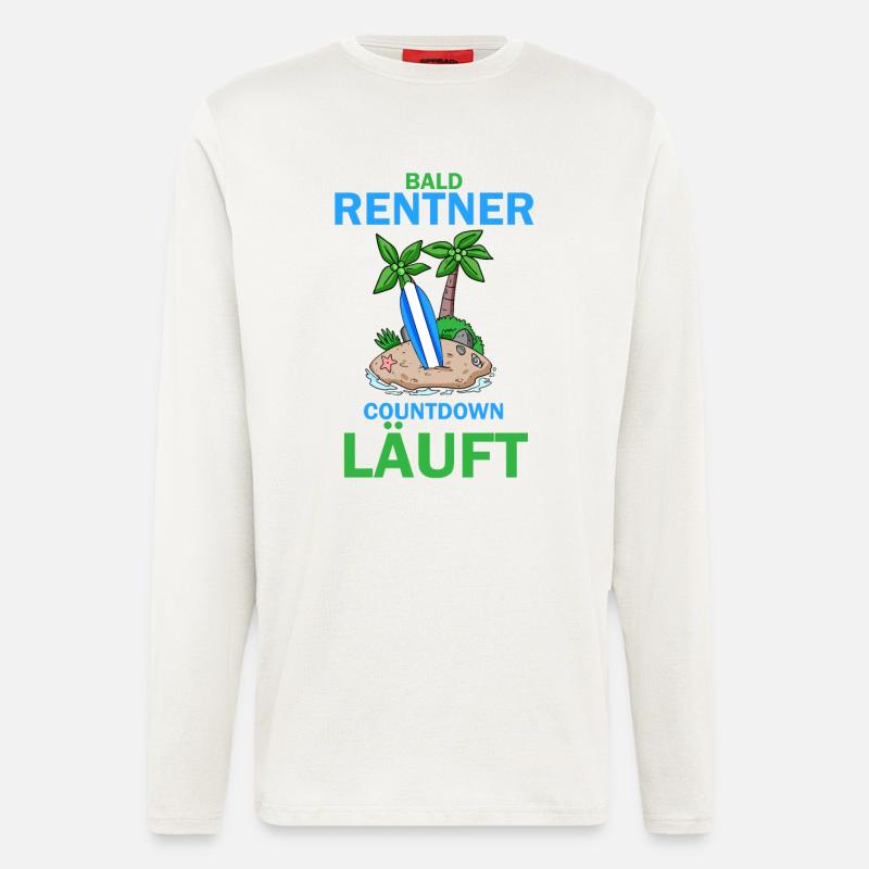 Bald Rentner - Langarmshirt - made by SPREAD  - OFF WHITE