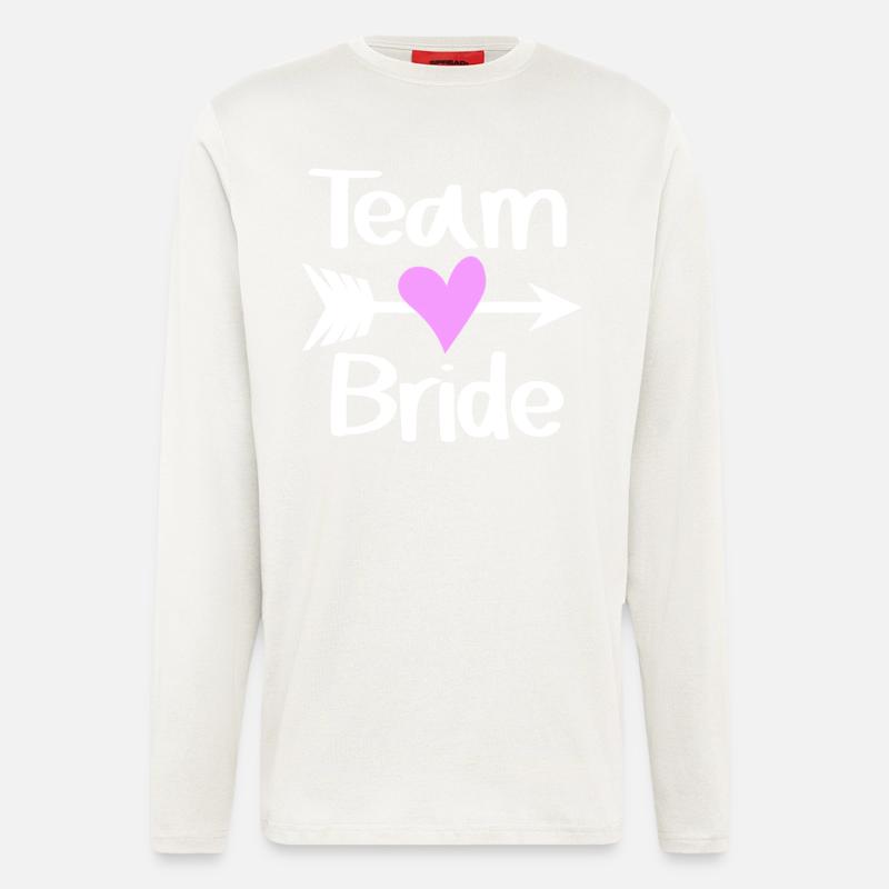 Team Braut - Langarmshirt - made by SPREAD  - OFF WHITE