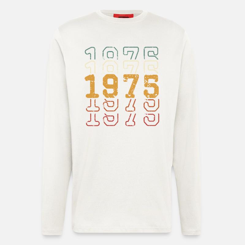 1975 - Langarmshirt - made by SPREAD  - OFF WHITE