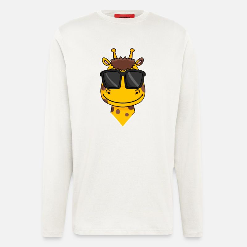 Giraffe - Longsleeve - made by SPREAD  - OFF WHITE