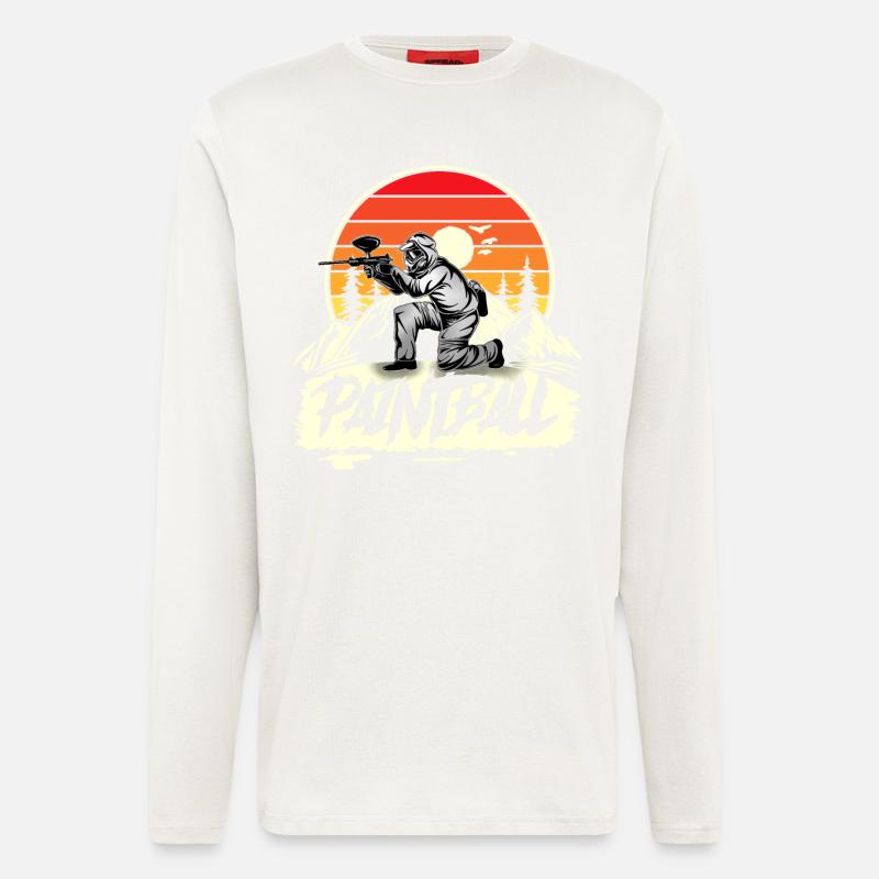 Paintball - Langarmshirt - made by SPREAD - OFF WHITE