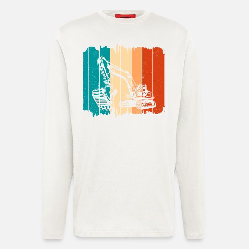 Bagger - Langarmshirt - made by SPREAD  - OFF WHITE
